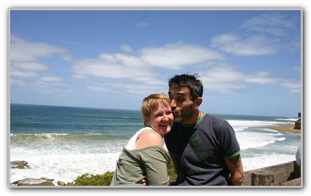 Stuart & Karen at Bells Beach Feb 2007 1